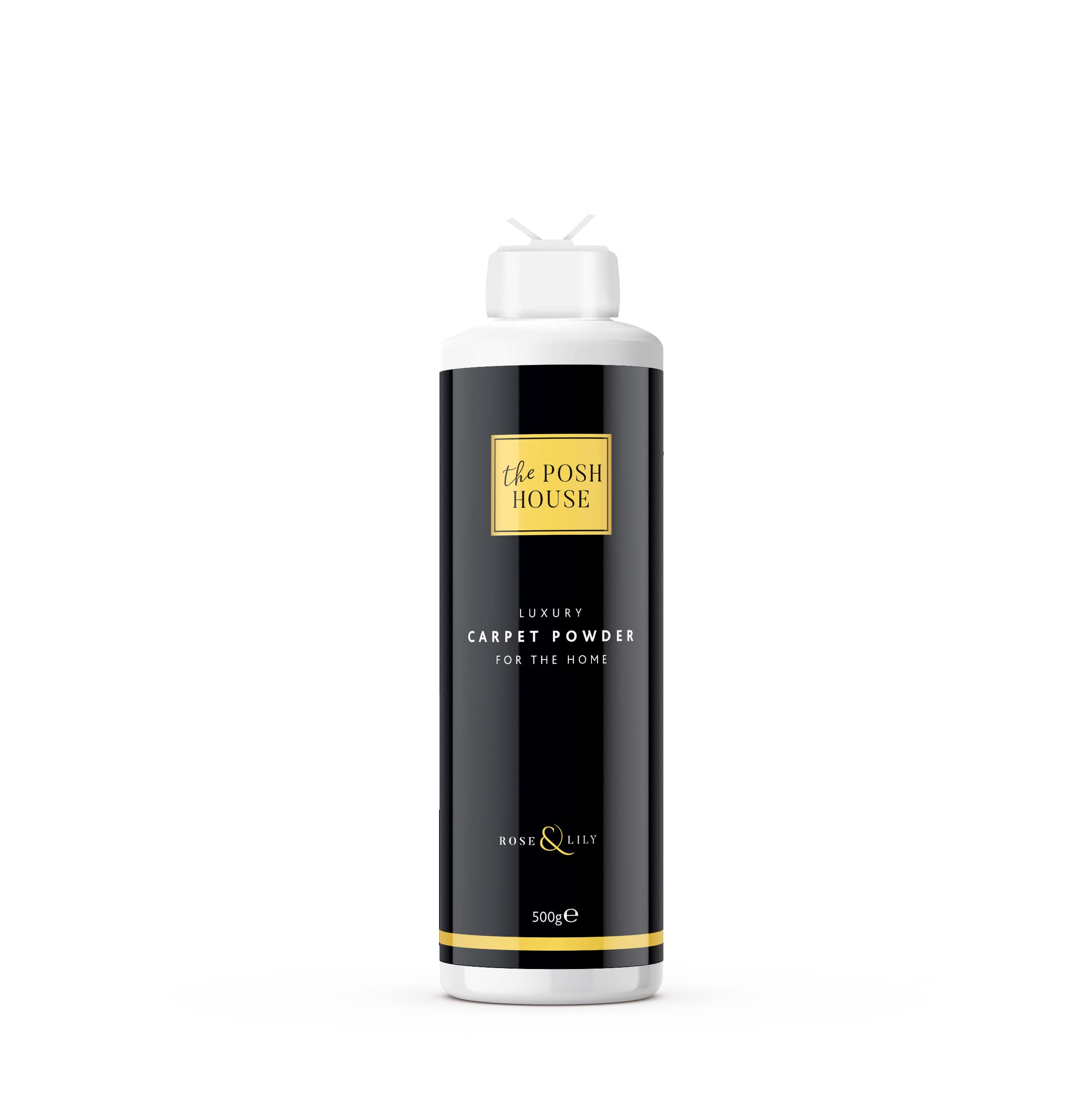 The Posh House - Carpet Powder Refresher | Removes Stains and Odours | Powerful Fabric Cleaner that Eliminates Smells | Rose & Lily Scent, 600g