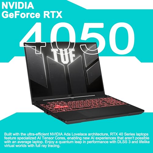 ASUS TUF Gaming A16 Laptop 16 pulgadas Ryzen 7 7445HS 16GB DDR5 2TB SSD RTX 4050 miniatura 5