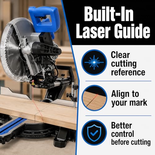 Diggtek 12-Inch Dual Bevel Sliding Miter Saw