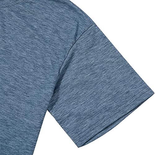 Womens Funny Graphic Tees Funny Beach T Shirt Cute Summer Casual Vacation Short Sleeve Tee Tops Navy Blue #TOP3