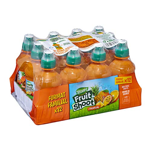 TEISSEIRE Fruit Shoot Boisson aux fruits tropicaux 12 x 20 cl