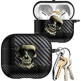 【Comodo e Facile da Portare】: Il case include un moschettone in metallo di alta qualità, resistente alla ruggine, durevole e resistente alla rottura. Può essere facilmente attaccato alla tua borsa, cintura o portachiavi per una comoda portabilità. È un regalo perfetto per gli utenti di AirPods Pro 3, ideale per compleanni o festività.