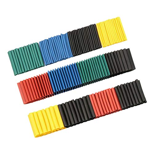 Homyl 1060Pcs Heat Shrink Tubing Isolation Shrinkable Tube 2: 1 Wire Cable Sleeve