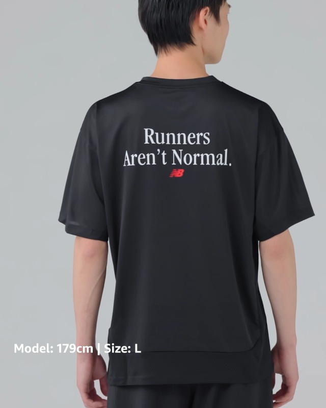 Amazon.co.jp: [ニューバランス] メンズ Runners Aren't Normal T