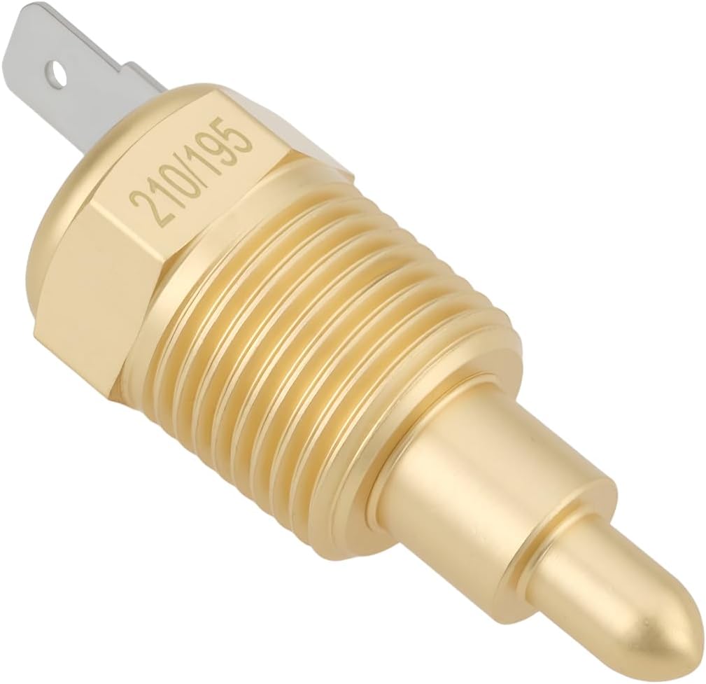 Car Cooling Fan Heat Dissipation Sensor Switch 3/8inch NPT 210F Fit for Car Engine Cylinder Block Radiator Manifold Water Outlet