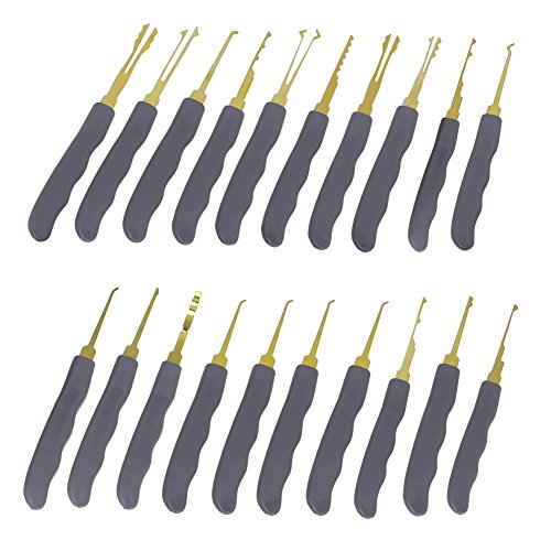 GHB 24pcs Grimaldelli Serratura Lock Pick Set