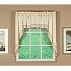Todays Curtain Adirondack 2 Tone Crochet Swag 38 EcruToast 60W x 38L