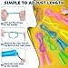 24pcs Kids Jump Rope, Colorful PVC Skipping Ropes for Kids, Adjustable Skipping Rope, Tangle-Free Jumping Rope, Lightweight Skipping Ropes for Outdoor Indoor Fitness Exercise Fun
