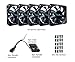 Apevia CF6015S-5 (5 Pk) 60mm x 60mm x 15mm Black Case Fan W/4PIN Molex + 3PIN Motherboard Adapter