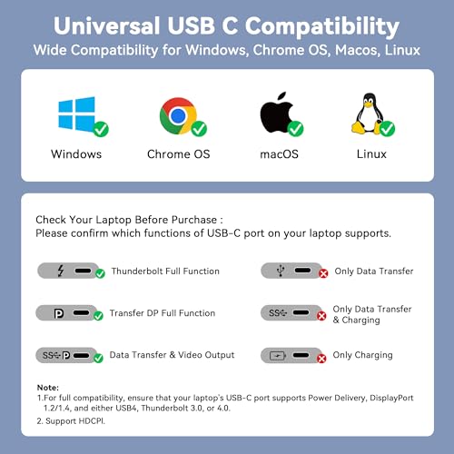 TobenONE USB C KVM Switch 1 Monitor 2 Computers 4K - image 8