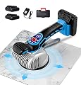 YJINGRUI Tile Vibrator Tile Tiling Machine 15000VPM Hand-held Tile Tiler Upgrade Lock Button 6 Gears 10AH Li-On Rechargeable (2 Battery)