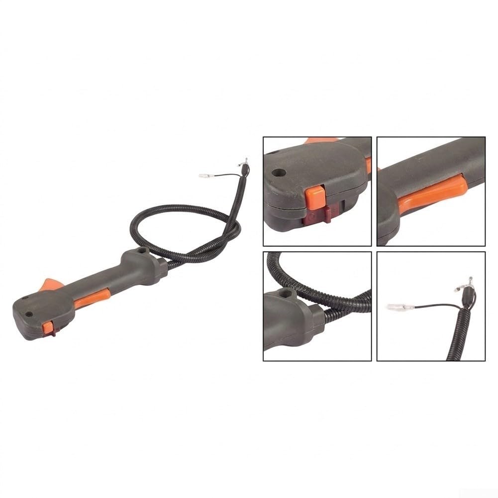 Interruptor de Plástico para Cortacésped Negro Interruptor de(1pcs)