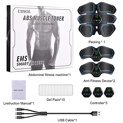 Muskelstimulator UIHOL EMS Trainingsgerät für Bauchmuskeln