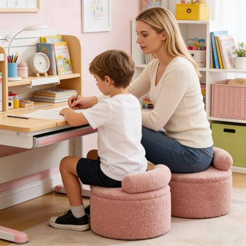 Pouf ottoman avec rangement pour optimiser les petits espaces du salon