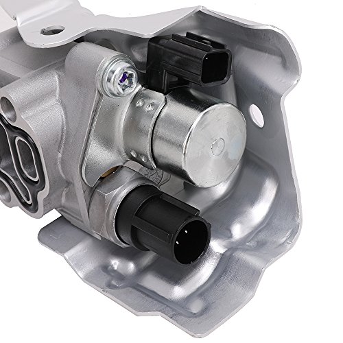 15810-Raa-A03 Vtec Solenoid Spool Valve W/Oil Pressure Switch & Gasket - Compatible With 2.4L 2.0L Honda Accord, Cr-V, Element, Civic Si, Acura Rsx - Replace 15810-Pne-G01 15810-Ppa-A01 15810-Raa-A01 #TOP6