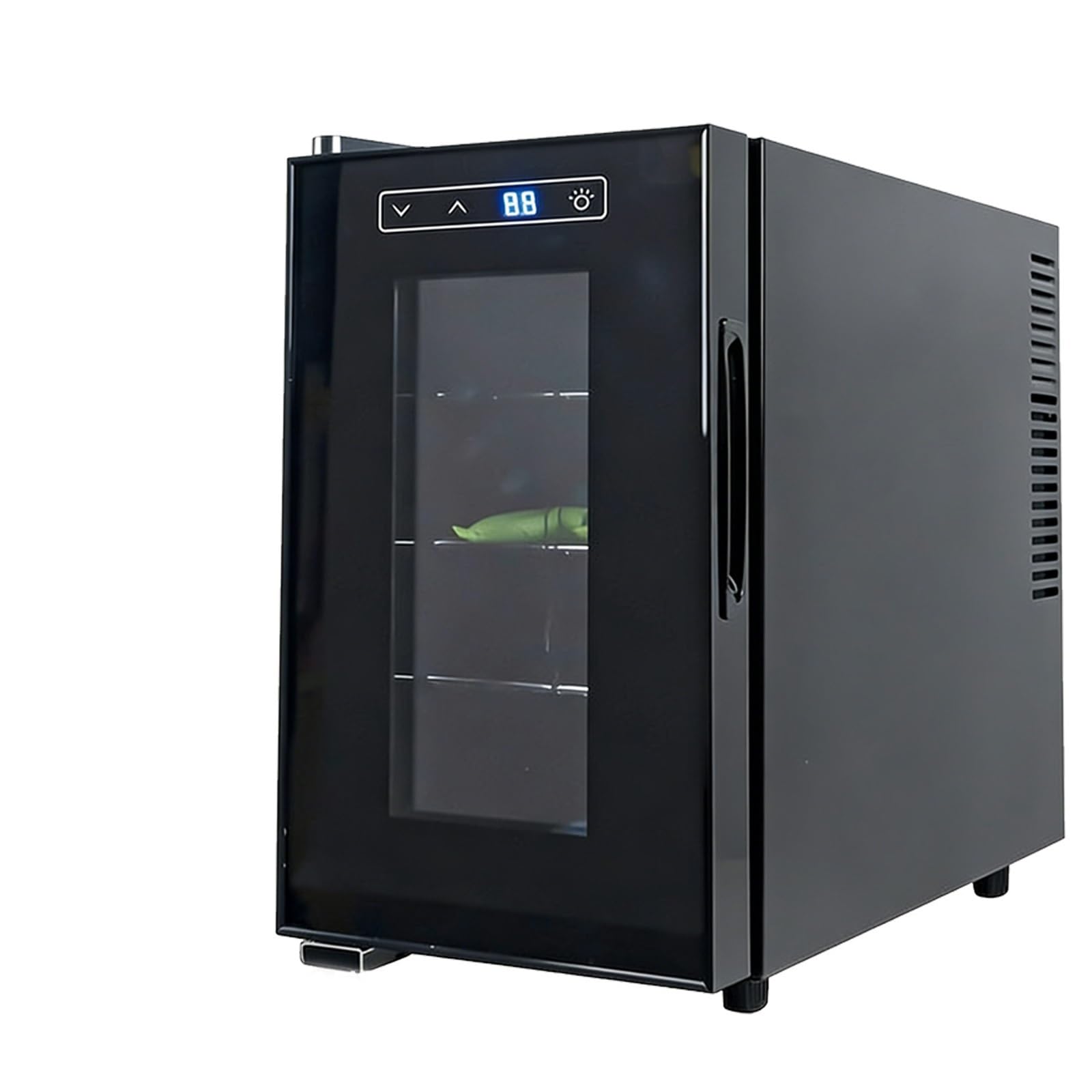Reptilien-Inkubator, 25 L, Digitaler Eier-Inkubator Mit Präziser Temperaturregelung (10–40 ℃), Leiser Betrieb, Doppelschichtige Glastür(23L)