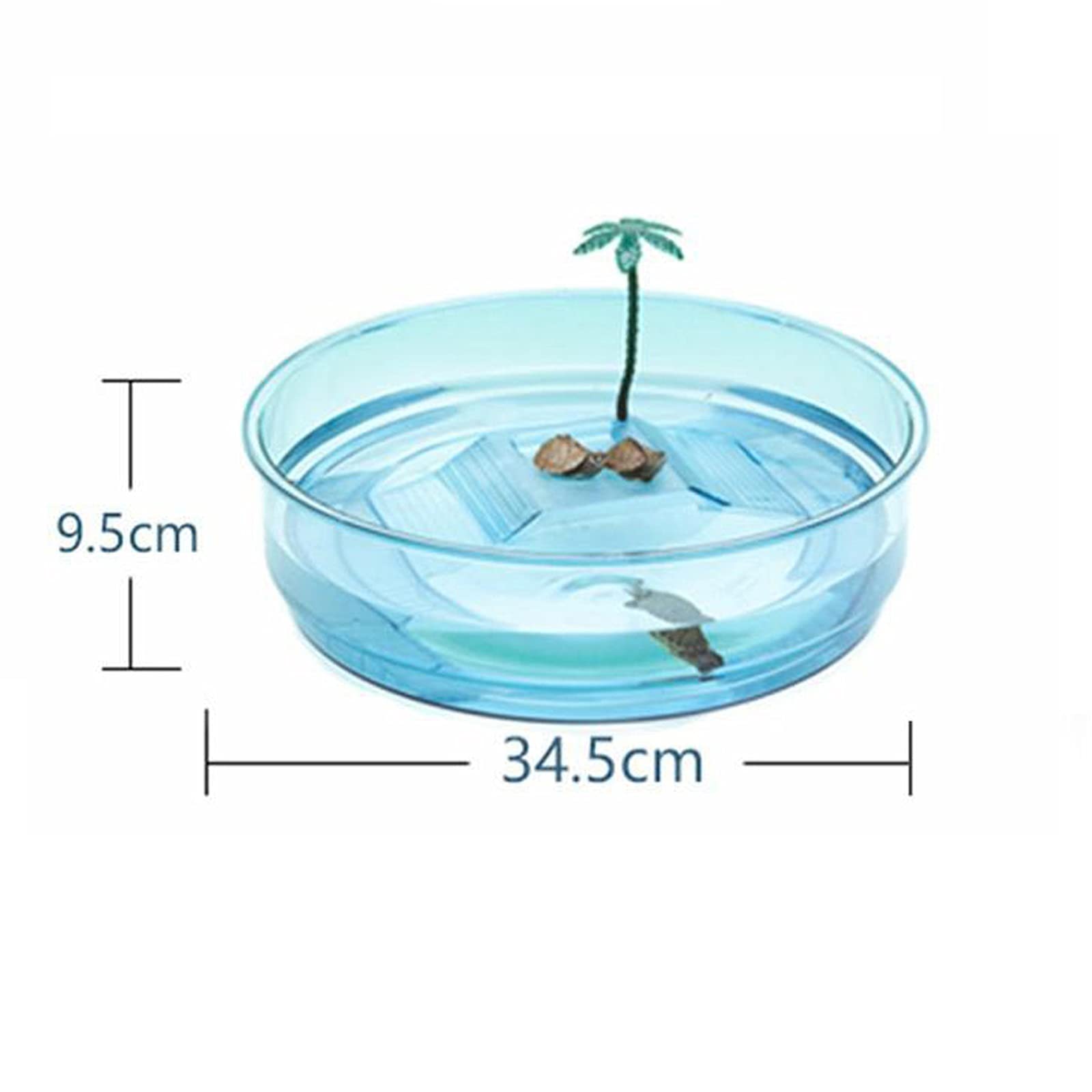 Serbatoio di tartaruga Tarcoise serbatoio acrilico acqua tartaruga della tartaruga della scatola di allevamento scatola di allevamento in plastica acqua tartaruga serbatoio piattaforma di essiccazione