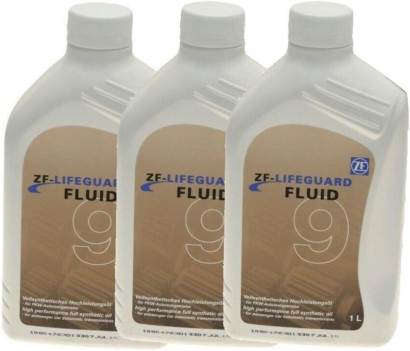 ZF 3 Liter Lifeguard 9 Auto Trans Fluid for ZF9HP 948TE 9HP48 LR Fiat 3 x 1L