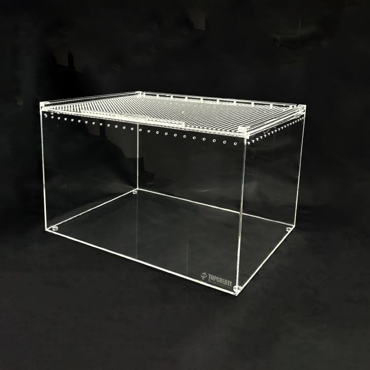 Amazon | アクリルケージL ワイドハイ クリア TOP-AC-L2
