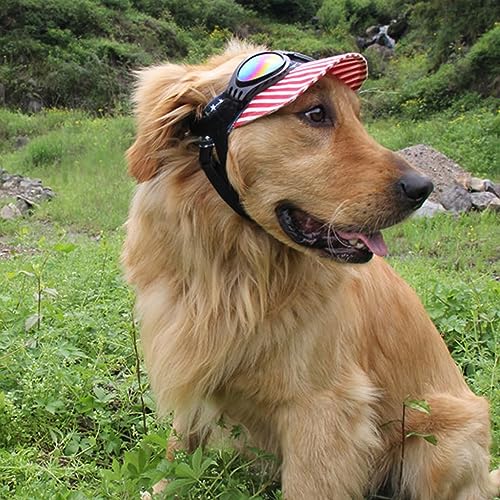 Anti-UV Sonnenbrillen für Hunde, Haustier Sonnenbrille, Hunde Sonnenbrille, Verstellbarer Riemen UV-Sonnenbrillen für Hunde, UV-Sonnenbrillen für Hunde, Wasserdichter Einstellbar Hundebrille