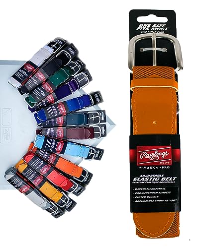 Image of Rawlings | Elastic Game Day Belt | Baseball /Softball | Adult /Youth | Multiple Colors
