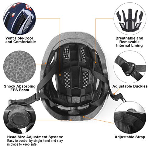 Image of GLAF Baby Bike Helmet Toddler Helmets for 1 Year Old and up Infant Girls Boys Multi Sport Adjustable for Scooter Bicycle Skateboard Cycling