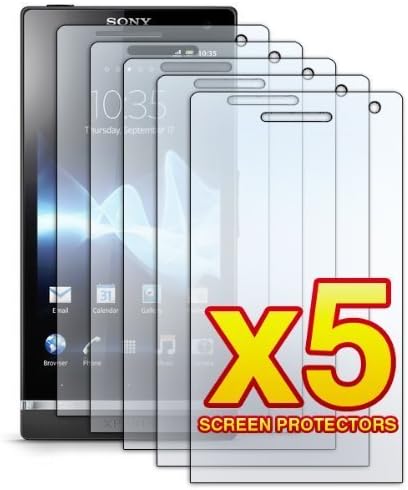 Sony Xperia S LT26i - Five (5) Premium Ultra Clear, Smooth Touch LCD Screen Protector Film (with Cleaning Cloth) [AccessoryOne Brand]