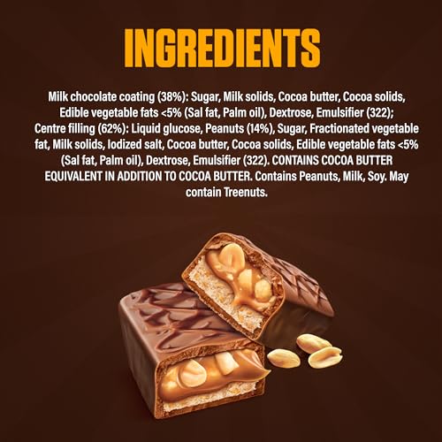 Image of Snickers Minis, Diwali Gift Pack, with Crunchy Peanuts, Nougat & Caramel, 9 Minis per Pouch, 103.5g, Pack of 4