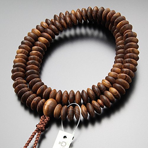 念珠ドットコム 天台宗 数珠 男性用 9寸 栴檀(艶消し) 梵天房【本式数珠 京念珠 108玉 京都 せんだん 九寸 葬儀 葬式 法事 法要 マイ数珠 2000300700271】【数珠袋プレゼント!】