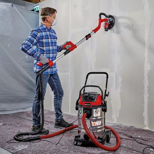 Einhell Wet and Dry Vacuum Cleaner 1500W, 30L Stainless Steel Cylinder, Power Take Off, Wet Dry Vacuum Cleaner with Blow Function for Car, Garage, Workshop or Home TE-VC 2230 SACL 2 Einhell Wet and Dry Vacuum Cleaner 1500W, 30L Stainless Steel Cylinder, Power Take Off, Wet Dry Vacuum Cleaner with Blow Function for Car, Garage, Workshop or Home TE-VC 2230 SACL - Image 2