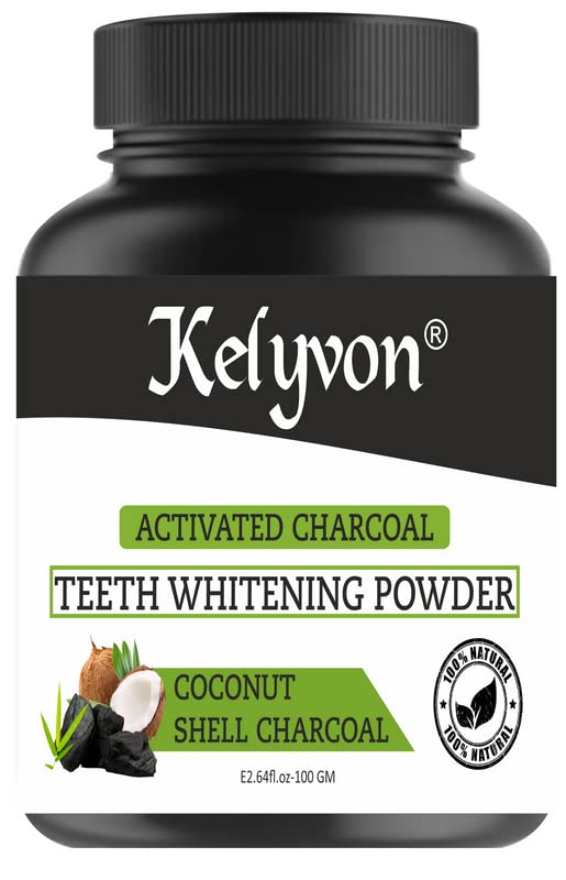 See full amazon price history chart for Kelyvon Organic Activated Charcoal Teeth Whitening Powder for Natural Teeth Whitening, Freshen Breath, Remove Stains, Fight Cavities with Charcoal Powder 100 Gm Kelyvon Organic Activated Charcoal Teeth Whitening Powder for Natural Teeth Whitening, Freshen Breath, Remove Stains, Fight Cavities with Charcoal Powder 100 Gm (B09VLHYP6X) Amazon Price History, Amazon Price Tracker