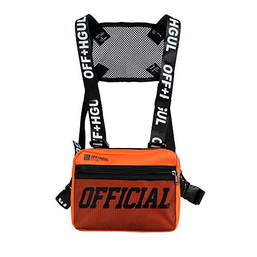 Trido Chest Rig Bag Adjustable Shoulder Pack Walkie Talkie Harness Radio Holster Holder