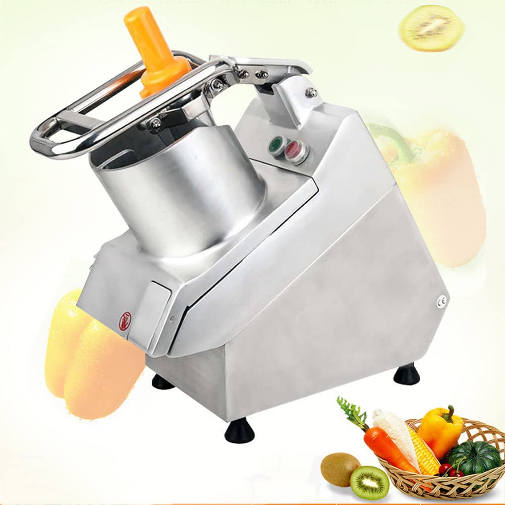 Cortador Automático De Verduras Multifuncional, Cortador De Mandolina De 6 Cuchillas, Cortador De Cebolla Y Patata, Cortador Eléctrico De Frutas Y Verduras