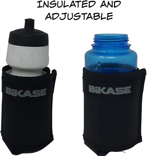 Miniatura 2 de BiKase BEV Wrap: Soporte para botella de agua para bicicleta | Soporte universal aislado para eBike | Sujetadores de gancho y bucle antideslizantes