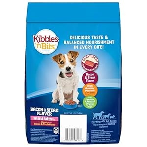   Kibbles-n-Bits-Mini-Bits-Small-Breed-Savory-Bacon-Steak-Flavor-Dry-Dog-Food-35-lb-Bag