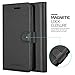 Cadorabo Funda Libro para ZTE Blade V7 en Negro Fantasma - Cubierta...