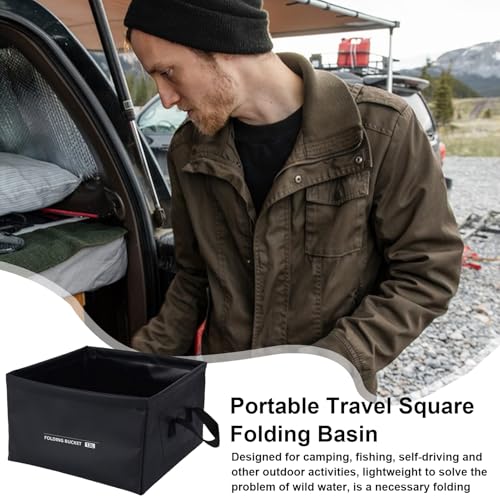 Seau de douche pliable 13 litres pour petits espaces - 3