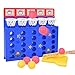 Dunk Toy Ball Shots Game 4 Shots Game Bounce Link Ball Game,Connect 4 Shots Game,Giochi da Tavolo Classici Giocattoli educativi Giocattoli educativi Desktop per Multiplayer per Bambini