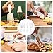 hecef 7pcs Cheese Board Set, Charcuterie Boards Set with Knives & Ceramic Bowls, Heart-shape Serving Board Set for Birthdays, Weddings, Housewarming (White)
