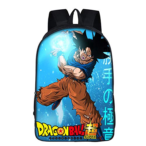 SHUBAON Dragon Ball Mochila Escolar Anime Japonés Estudiante Cute Cartoon Cómodo Usable