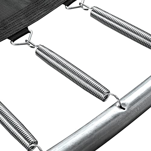 Abiphop 3PCS Trampoline Springs 7 inch Heavy Duty Replacement Trampoline Springs with Hook 3.2MM Wire Diameter Stainless Steel Trampoline Parts Sliver - Thumbnail 4
