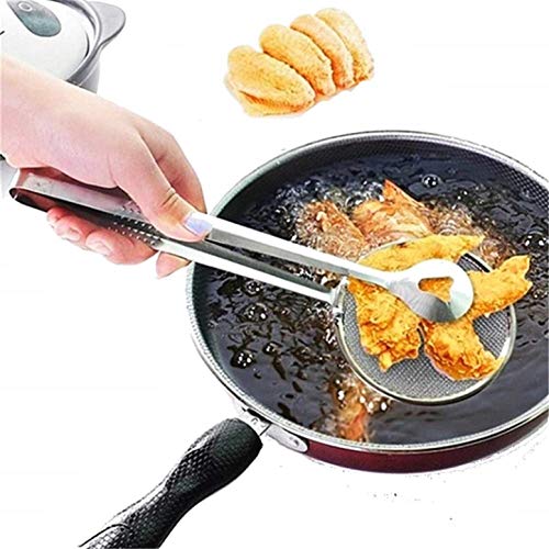 Aettechgd Mestolo in acciaio per ragni e filtro, per cucina e
