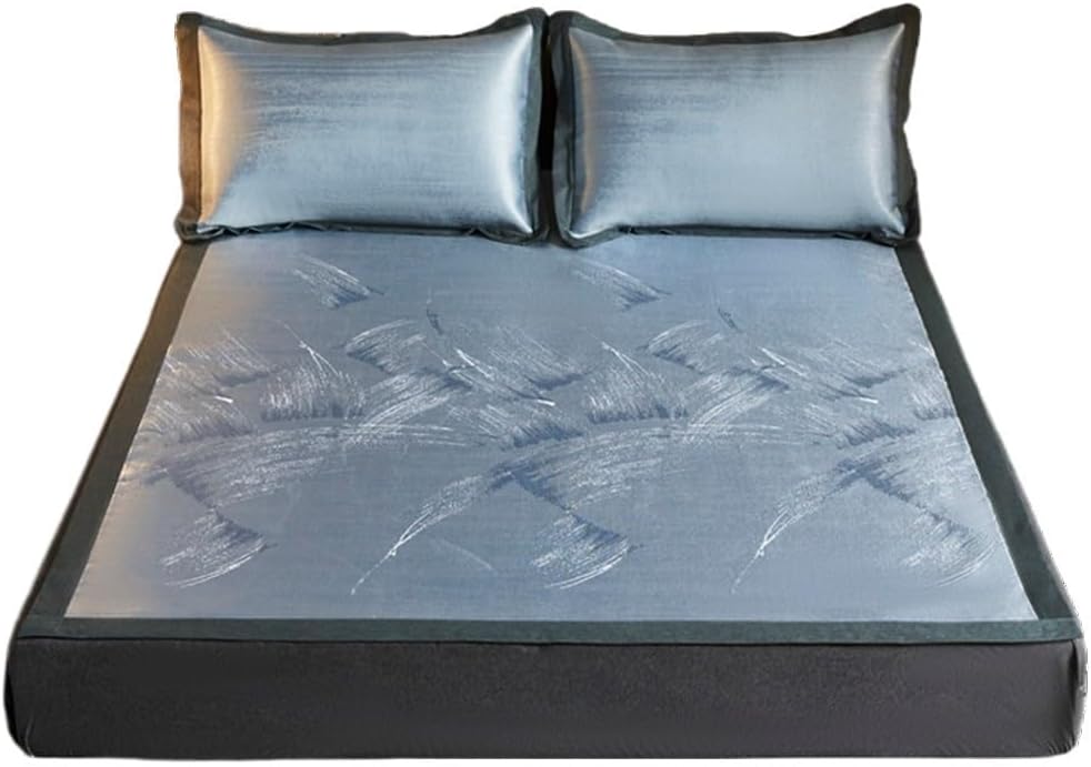 Ice Silk Mat Three-piece Household Air Conditioning Soft Seat Foldable