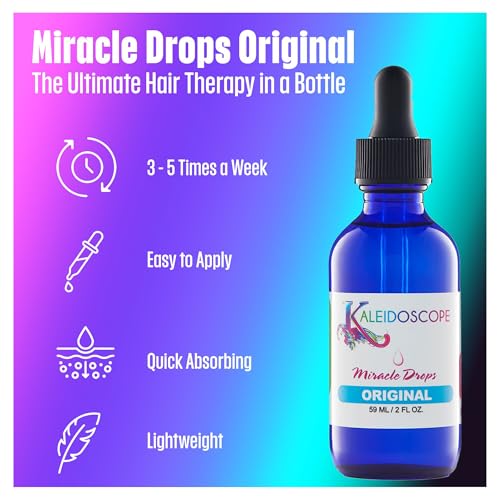 Kaleidoscope Miracle Drops - Quick Absorbing - Fights Dry Scalp - Boosts Hair Growth - 2oz