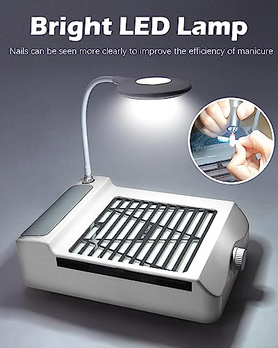 Nail Dust Collector Low Noise AONOLOVO miniatura 4