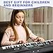 61 key keyboard Piano, Portable Electronic Digital Piano, Built In Dual Speakers, External Microphone, Power Plug, Rich Teaching Content, Multi-Functional Electronic Piano Suitable For Beginners pz