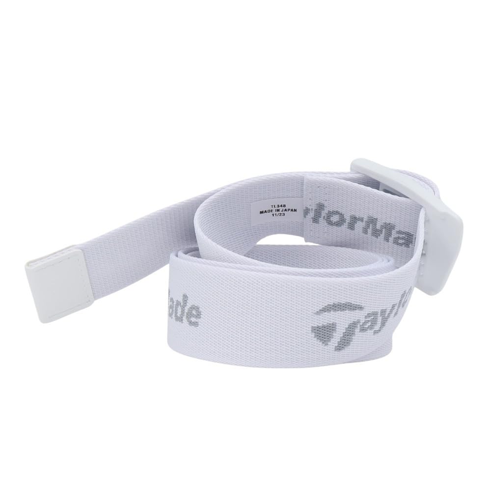 TaylorMade TL348 Men's Belt, white, Free Size