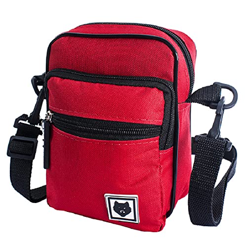 Shoulder Bag Bezzbags Mini Bolsa Tira Colo Necessaire vermelha Pochete