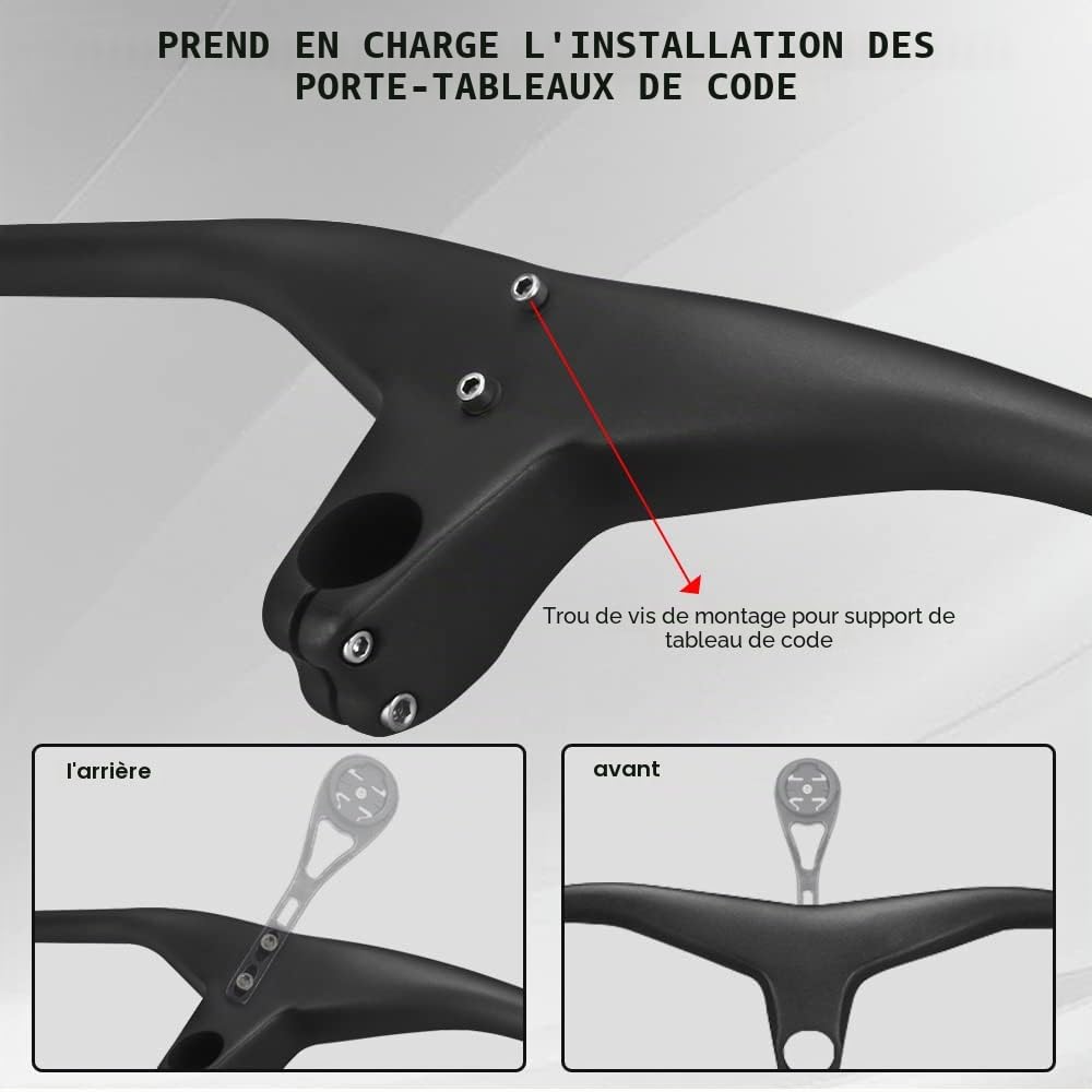 RXL SL guidon de velo cintre vtt carbon accessoire vtt cintre vtt carbon releve vtt accessoires cintres velo 780mm 90mm