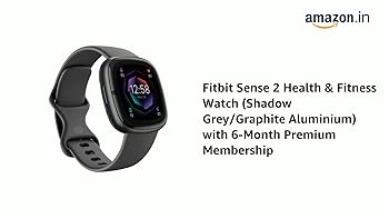 Fitbit Sense 2 Health & Fitness Watch (Shadow Grey/Graphite  